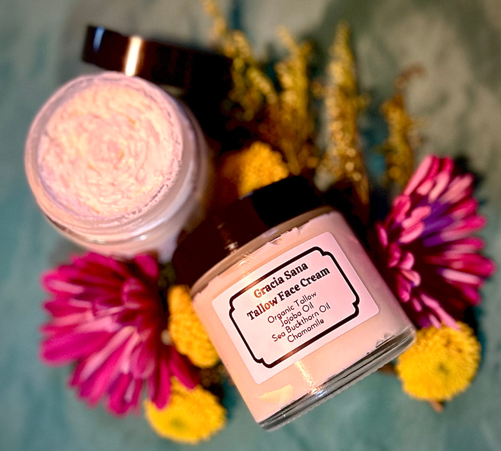 Organic Tallow Face Cream (Choose a Scent)